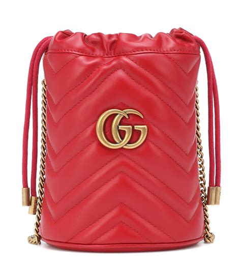 gucci bucket bag small|gucci marmont bucket bag.